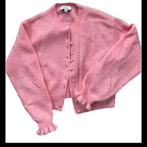 &Other Stories Pink Wool & Mohair Blend Cardigan Women’s Sweater S